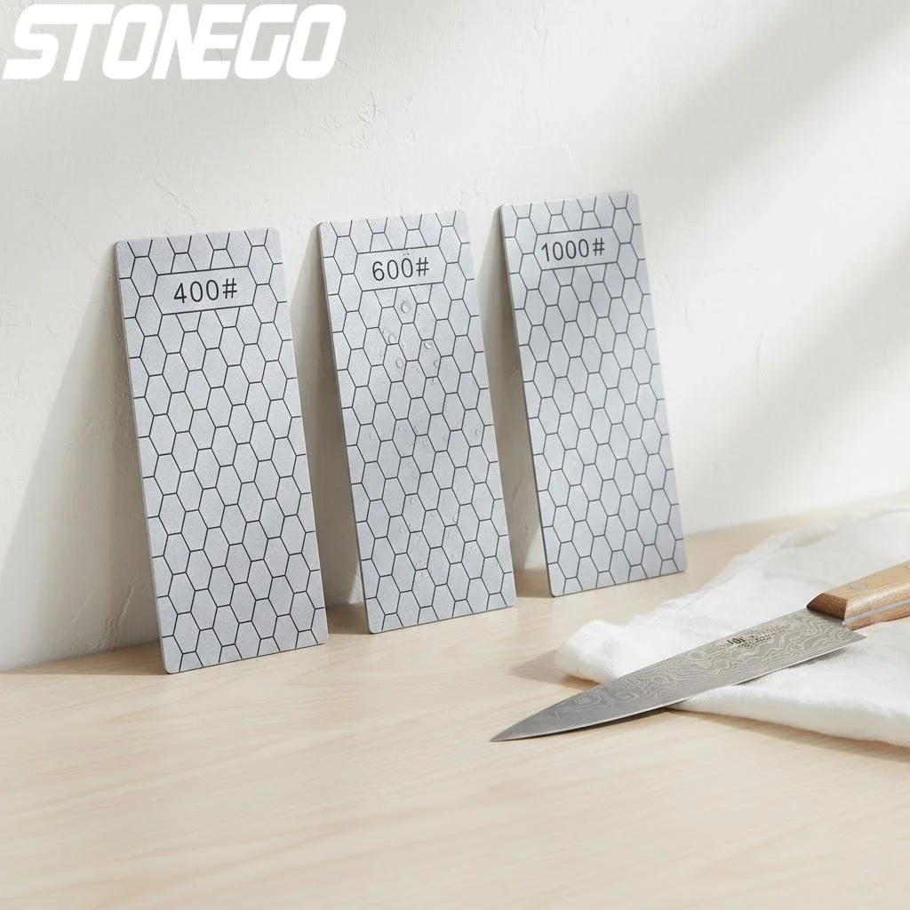 

Diamond Knife Grinding Stone 400 600 1000 Grit Ultra Thin Honeycomb Surface Sharpening Whetstone Tool