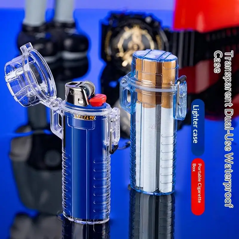 

【Новинка】многофункциональный водонепроницаемый прозрачный чехол для зажигалки, водонепроницаемый чехол для зажигалки, EDC, чехол для сигарет, рукав