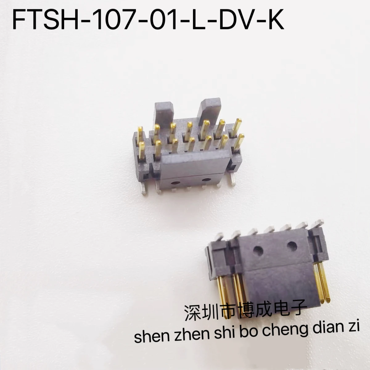 2 peças 100% novo conector original FTSH-107-01-L-DV-K cond