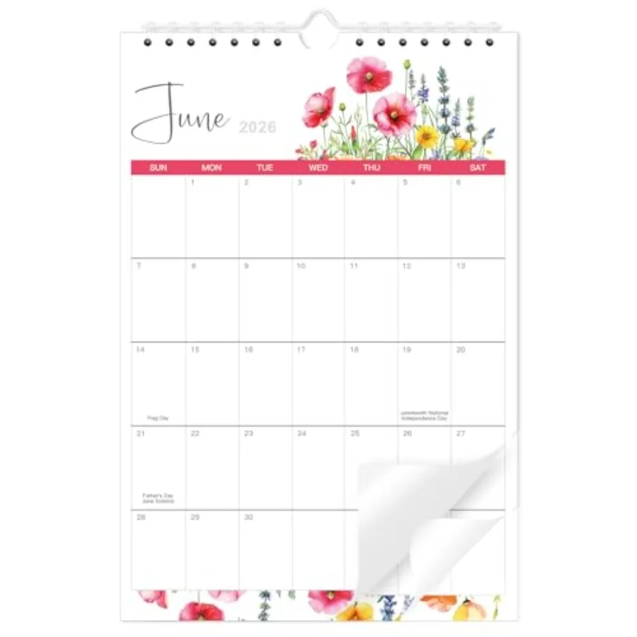 

Mini Calendar 2026-202718 Months Calendar from January 2026 to June 2027 Small Notepad Calendar Small Desk Calendar 2026-2027 w