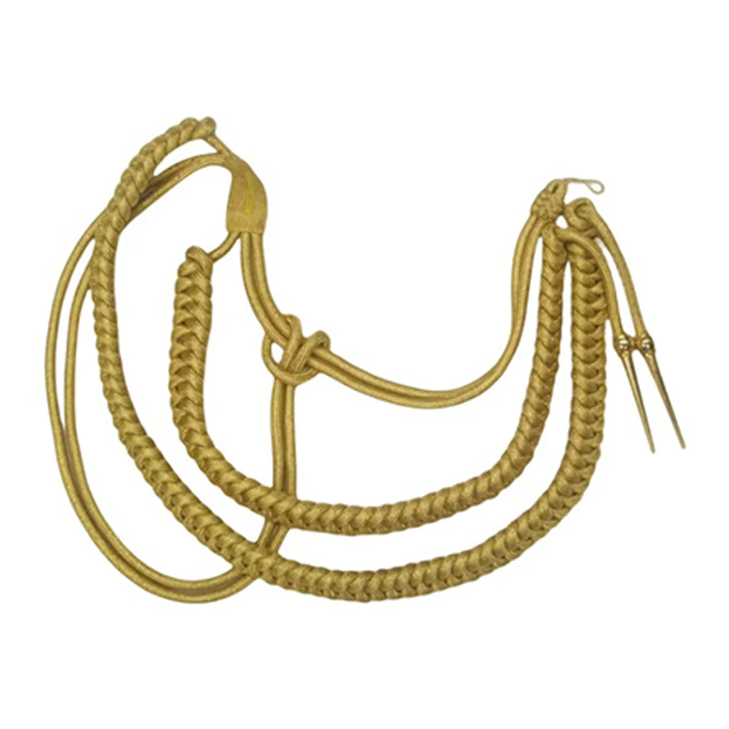 

British Army Officer Dress Uniform Shoulder Badge Gold Lanyard Dress Military Shoulder Badge Shoulder Strap Band ribbon