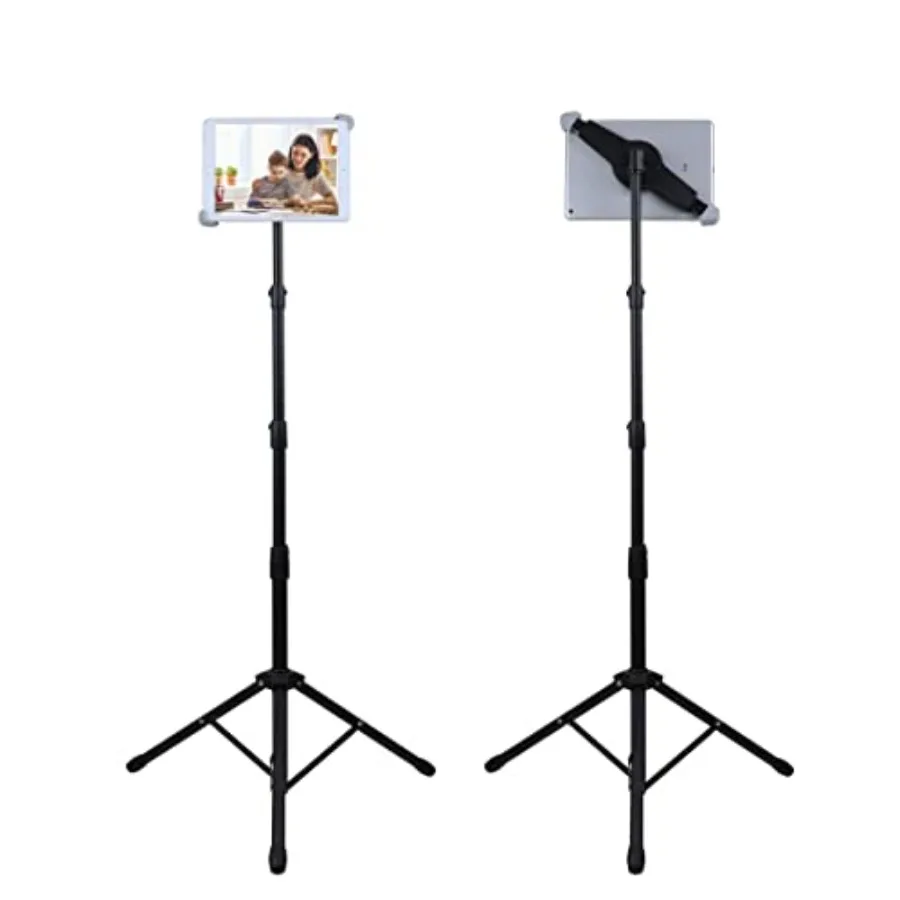 

Ipad Tripod Stand Height Adjustable iPad Stand Floor Tablet Holder Stand with 360 Degree Rotating Tablet Mount for ipad Pro12.9