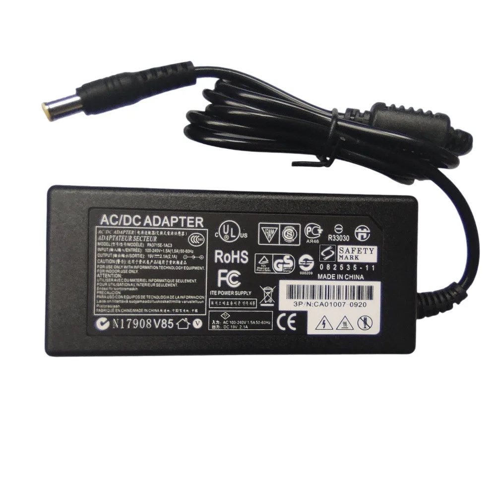 19V 2.1A 1.3A 1.7A 6.0*4.4MM Adapter Power Supply cord For LG 24 inches LED LCD Monitor AP16B-A LCAP26B-E ADS-45FSN-19 Charger