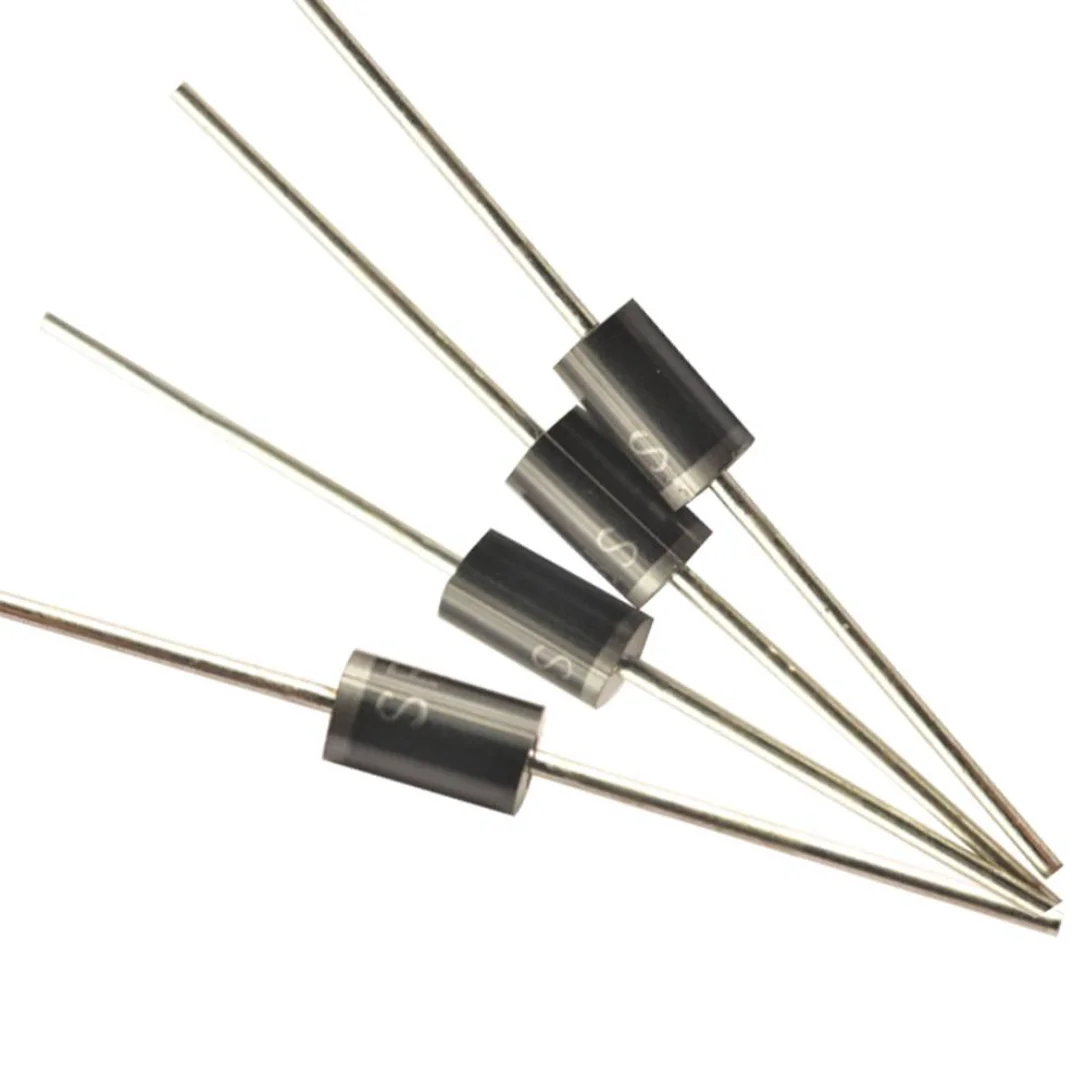 20pcs Sr5100 5a 100v Do-27 Do-201ad Schottky Diodes
