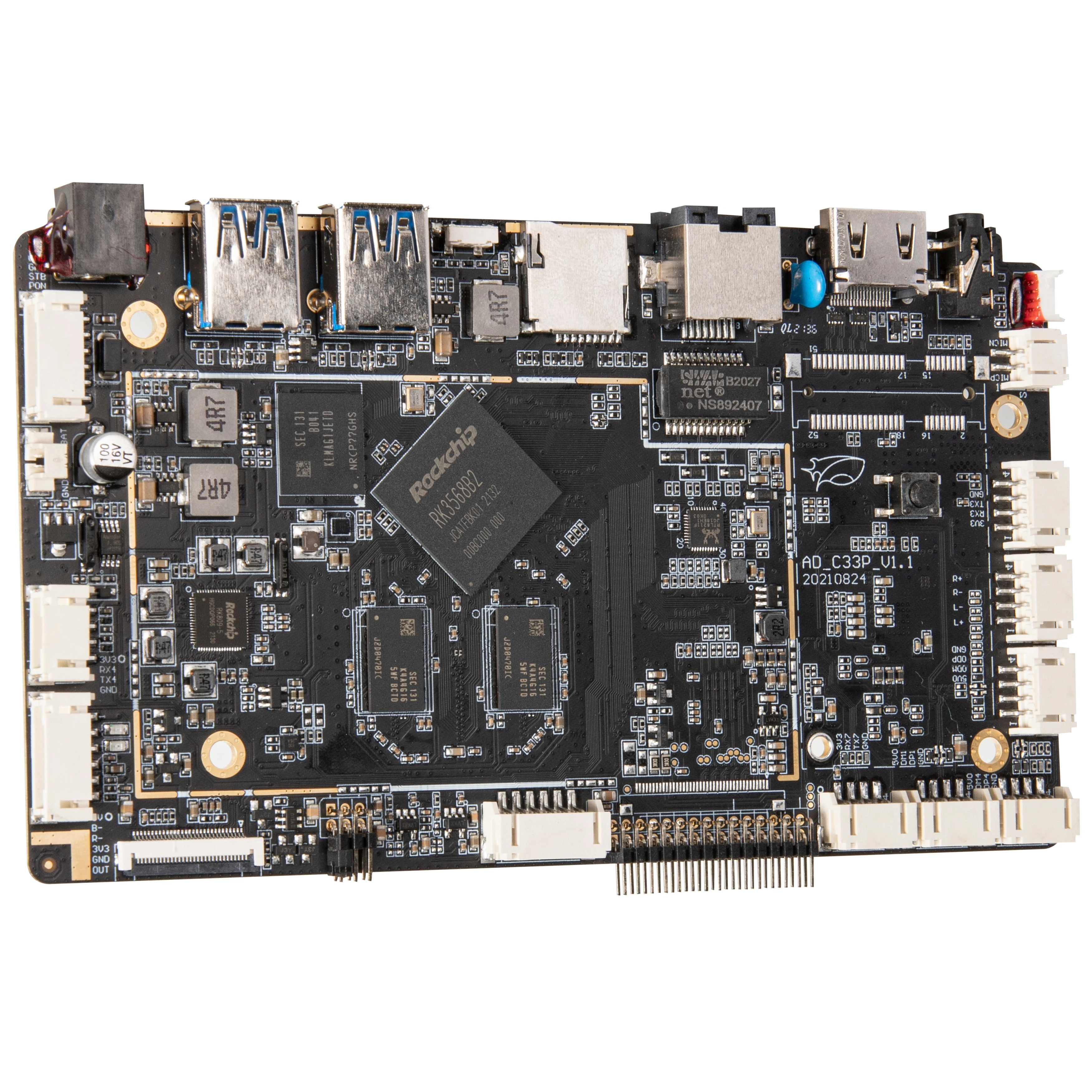 Android 11 System RK3568 Integrated LVDS EDP MIPI with CMS Embedded Board