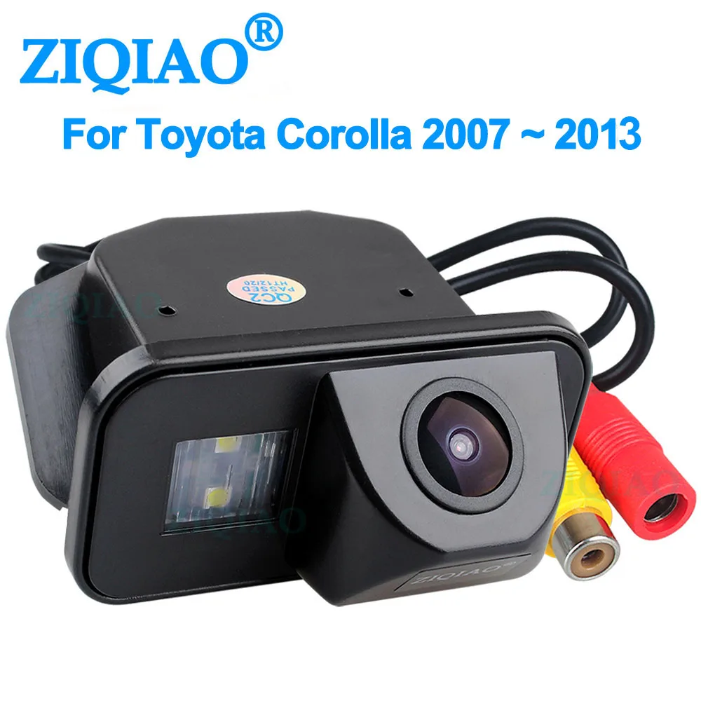 ZIQIAO pour Toyota Corolla 2007-2013 Auris aide au stationnement caméra de recul HD HS027