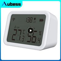 Smart Thermometer Real-time Detection Smart Tuya Battery Display Smart Home Hygrometer Thermometer Detector