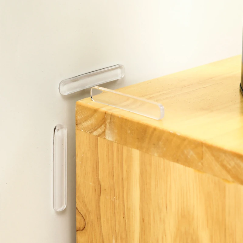 Anti-collision Strip Wall Protector Door Stopper Silencer Silicone Self Adhesive Furniture Pads Crib Bumper Pads Refrigerator