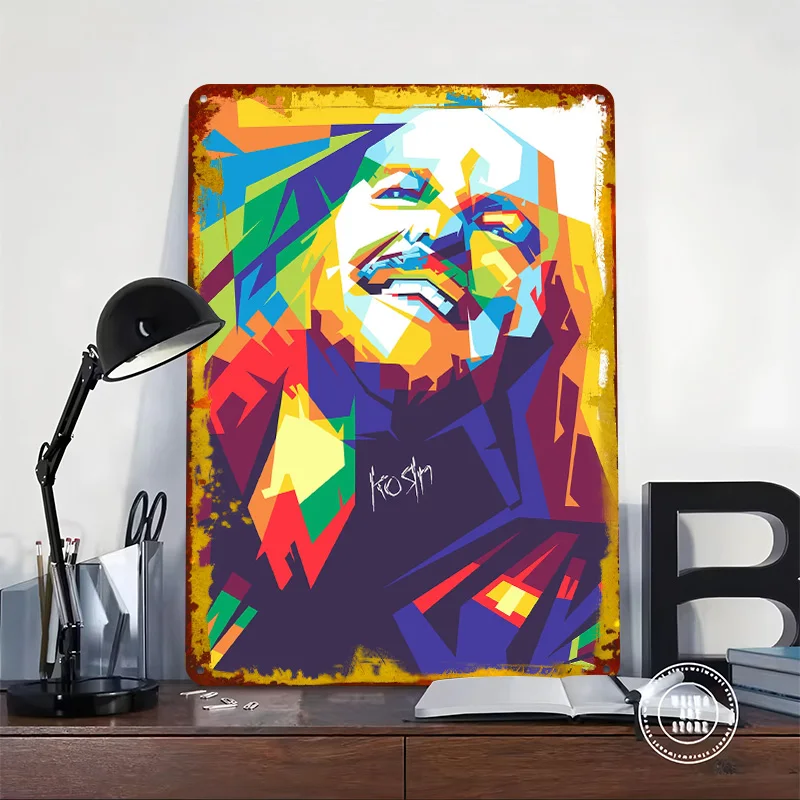 Jonathan Davis Tinplate Poster Custom Wall Art Vintage Metal Signs Retro Tin Plaque for Living Room Decoration Setup Decorations
