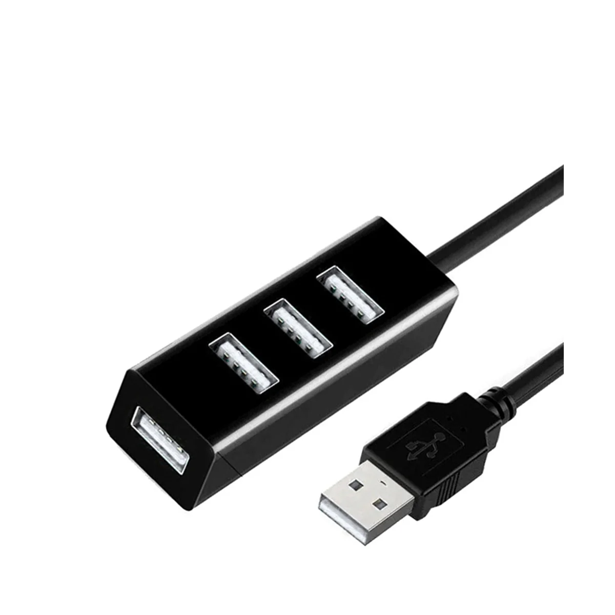 AT87-5Pcs Hub USB Multi 2.0 Hub USB Splitter Power Adapter High Speed 4 Port All in One for PC Windows Computer Accessories A