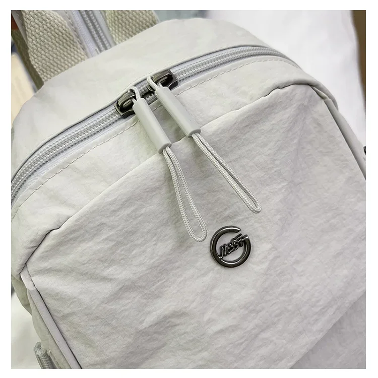 Korean Style Backpack Women Lightweight Large Capacity Travel Bag Casual Daypack Small Rucksack for School College Girls