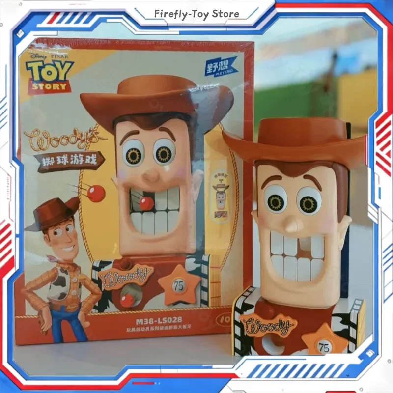 Nuevo Juego de Construcción de Bloques Woody Big Teeth, Modelo de Juego de Mesa de Lanzamiento de Pelotas, Juguete Coleccionable de Toy Story, Regalo para Coleccionistas