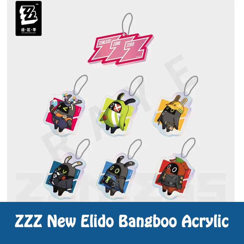 Original ZZZ New Erido Carnival Bangboo Acrylic Pendant Box Zenless Zone Zero in Stock