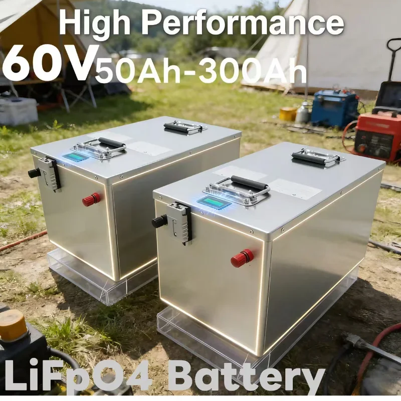 60V 20S High Capacity LiFePO4 Battery (50Ah-300Ah) | Built-in BMS | Ideal Power Source for 3KW-12KW Golf Carts & Electric Utilit