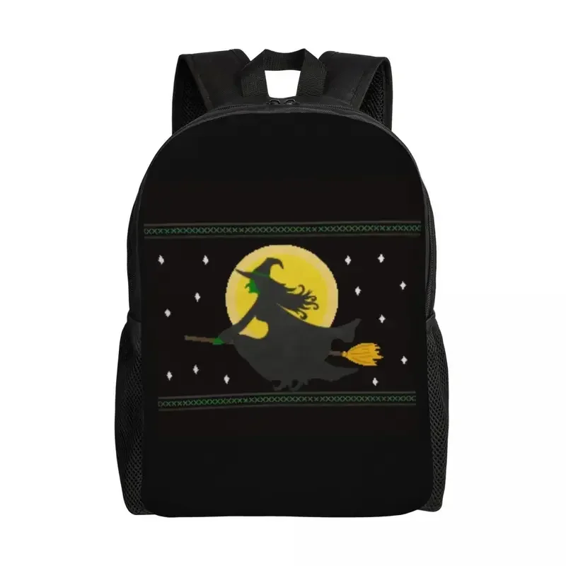 ثلاثية الأبعاد طباعة متعة هالوين الساحرة حقائب الظهر للبنين بنات مدرسة كلية حقائب السفر الرجال النساء الكتب يناسب 15 بوصة محمول MN3