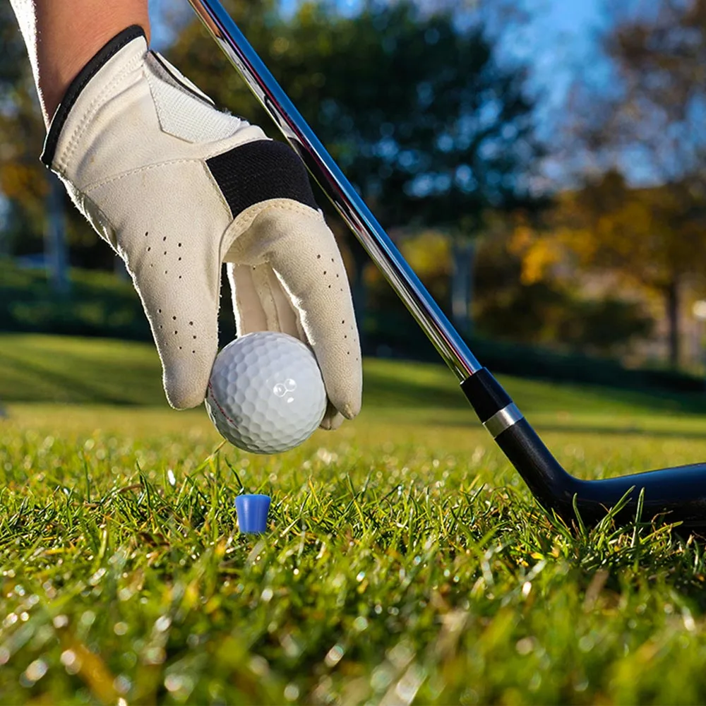 100 قطعة 68 مللي متر جولف المطاط المحملة البلاستيك القابلة لإعادة التدوير المهنية جولف المحملة استبدال مكافحة فقدان ممارسة الغولف المحملة أدوات ممارسة الغولف