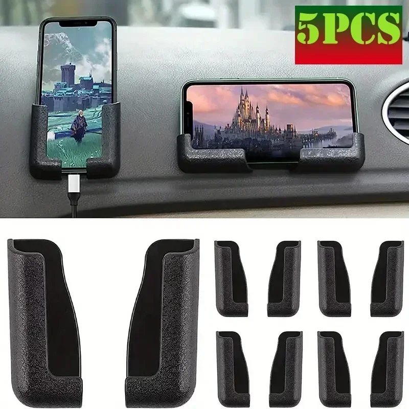 1/5PCS Car Phone Holder - Ultra Light, Ultra Portable & No Space Occupancy - Perfect Gift For Birthdays,Easter
