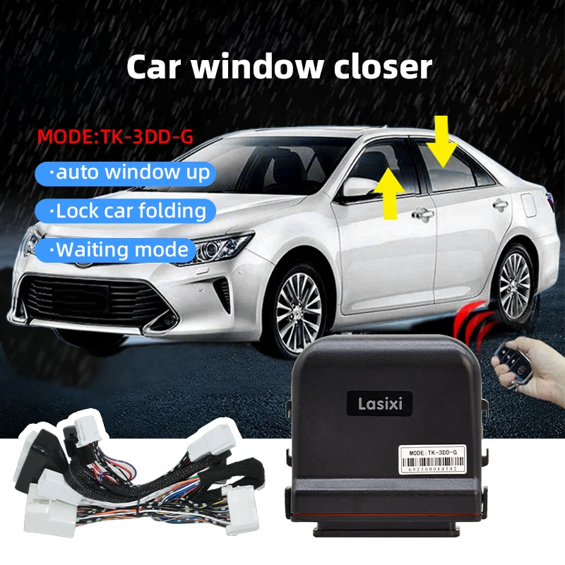 

Applicable to:Toyota Corolla Yaris RAV4 Camry Highlander Automatic window closing module Suitable for left-hand drive cars