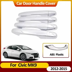 For Honda Civic MK9 9th 2012 2013 2014 2015 Door Handle Cover Sticker Auto Exterior Scratch Resistant Car Decorate Accessories