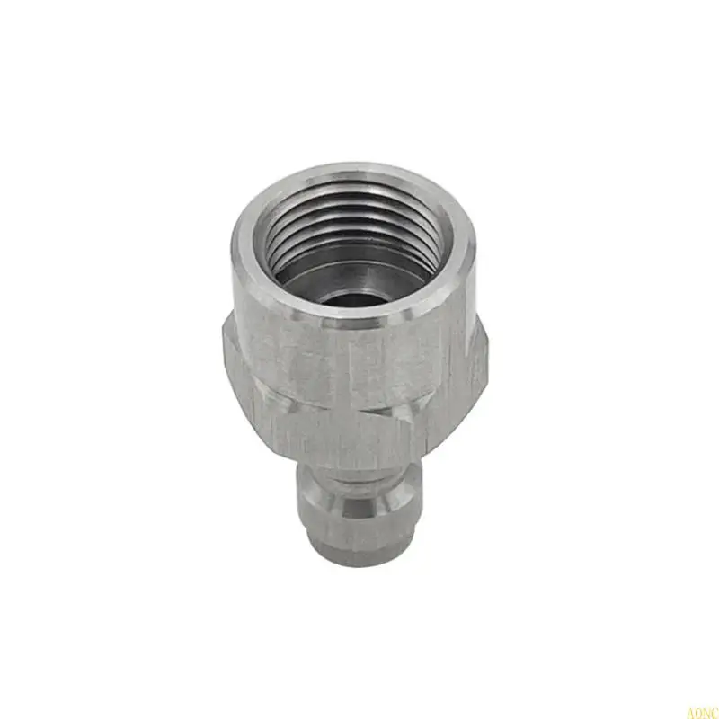 A0NC Quick Disconnect Charging Adapter 8mm Male Plug M11 Thread CO2 Charging Adapter for Can Tap Opener Application