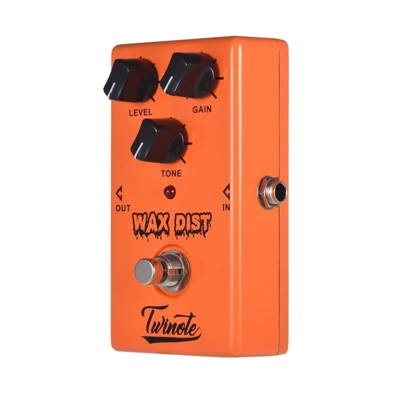 Twinote WAX DIST Guitar Pedal Classical Distortion Guitar Effect Pedal British Style Full Metal Shell True Bypass