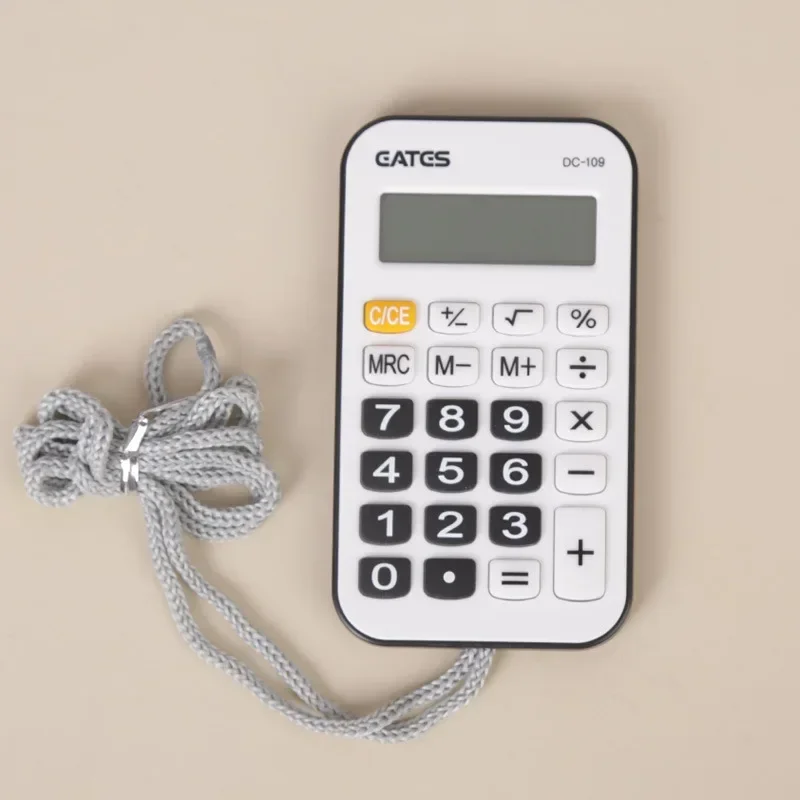 Portable Student Calculator Simple Design Basic Calculator High Sensitivity Button Portable Calculator Student Stationery Suppli