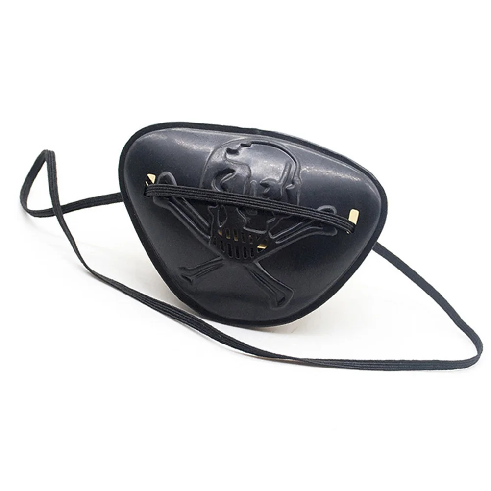 1 個のアイパッチ小道具、海賊コスチュームアクセサリー用のスカルを含む 4 つのパターン、ハロウィンドレスアップ子供大人パーティー