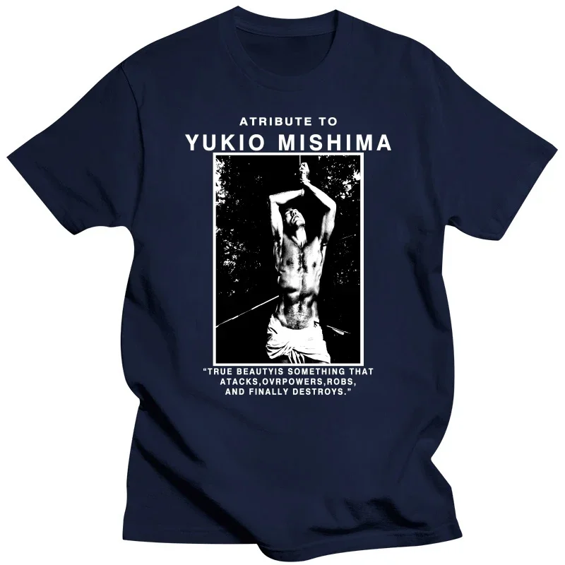 gift women men vintage t shirt Yukio Mishima “True Beauty” shirtunisex tshirt   men clothing  oversized t shirt