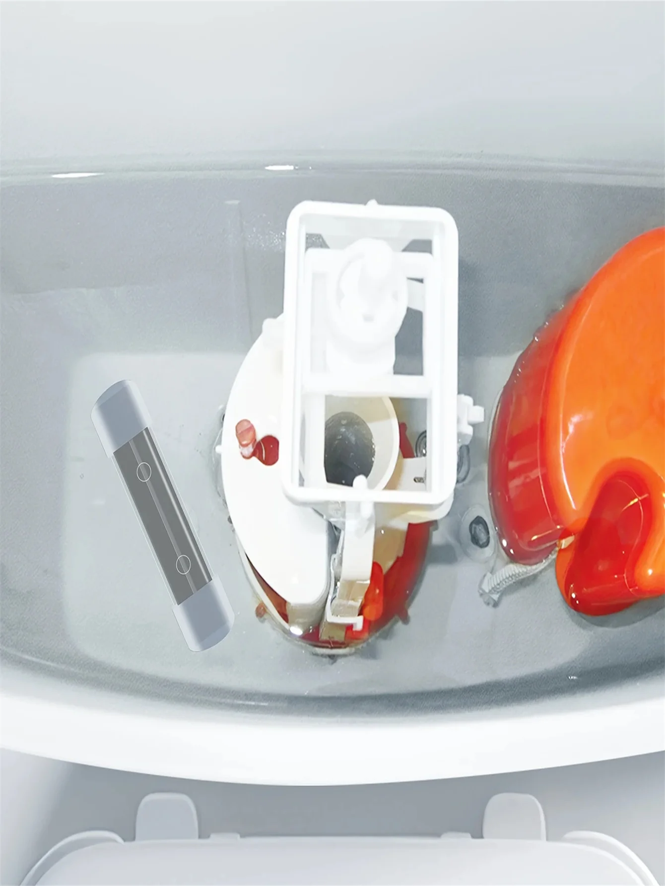 حزمة من 4 منظفات خزان المياه الأوتوماتيكية، المواد الكيميائية، منظفات المرحاض المغناطيسية، مناسبة لبقع المياه الصلبة، منتجات كيميائية تدوم طويلاً، بدون صبغ #4