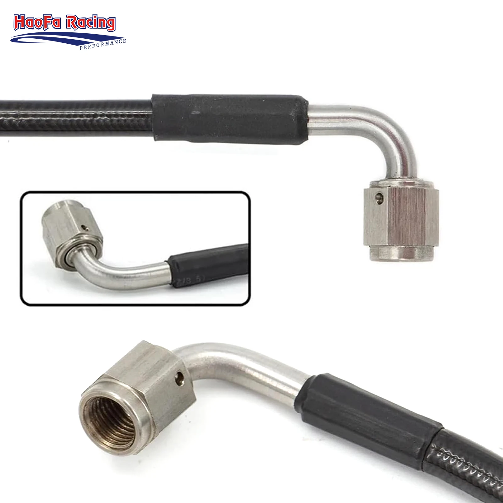 AN3 ブレーキホース M10*1 アクセサリーオートバイブ - Braided Line のレビューと価格