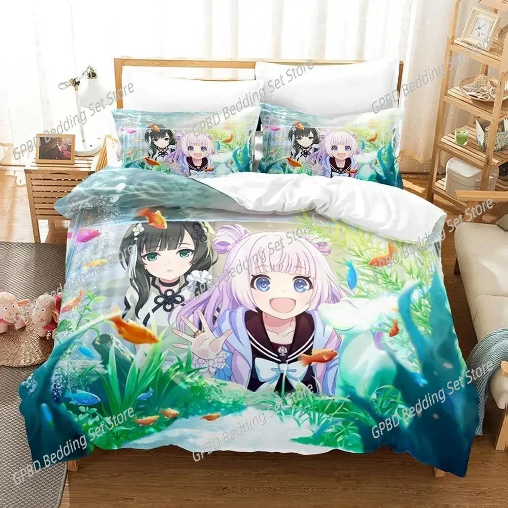 Assault Lily Bouquet 3D Bedding Set Duvet Cover Pillowcases Single Twin Full Queen King Size Home Decor Quilt Boys Gift