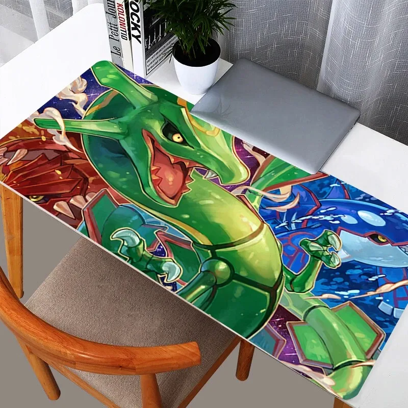 Mouse Pads Pokemon Pikachu XXL Rubber PC Computer Gaming Accessories Mousepad Desk Mat Locking Edge Durable Gamer Carpet