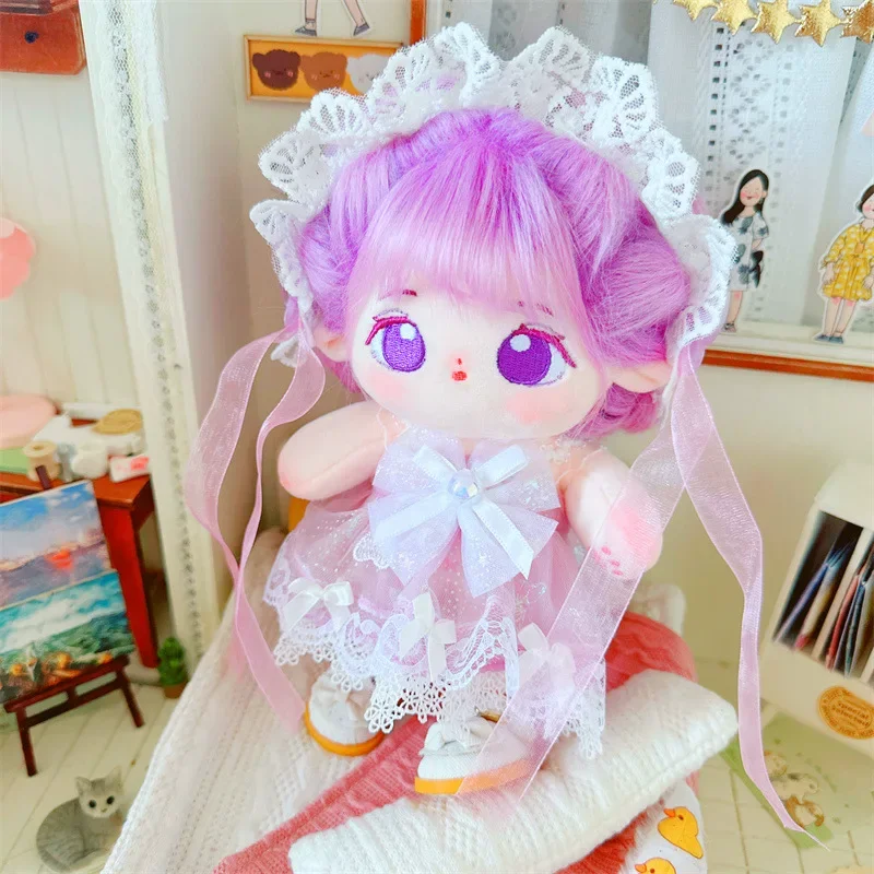 7.8inch IDol Doll Plush Cotton Star Dolls Kawaii Stuffed Baby Plushies No Attributes Dolls Toys Fans Collection Children Gifts