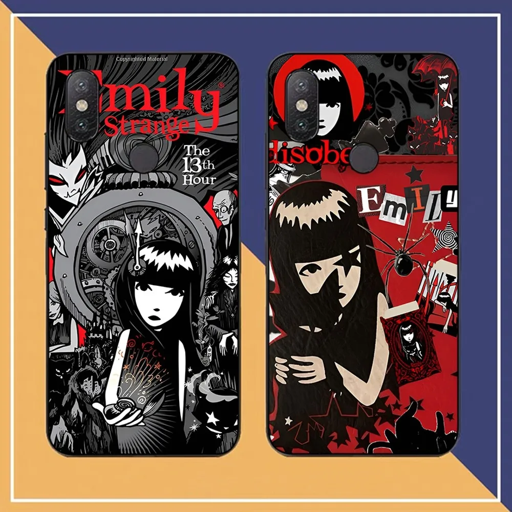 Comics Emily The Strange Phone Case For Redmi Note 4 X 5 A 6 7 8 T 9 9S 10 11 11S 11Epro Poco M3 pro