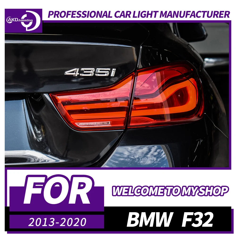 

AKD Новый светодиодный задний фонарь F32, обновленный модифицированный полный задний фонарь, автомобильные аксессуары для BMW 4 Sreies F32 2013-2020, динамические указатели поворота