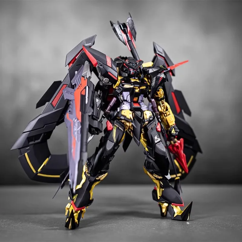 HG 1/144 Astray Gold Frame Model Kit, Flight Pack & Weapons, Action Figure, Desktop Ornament, Assembly Toy Gift Collection