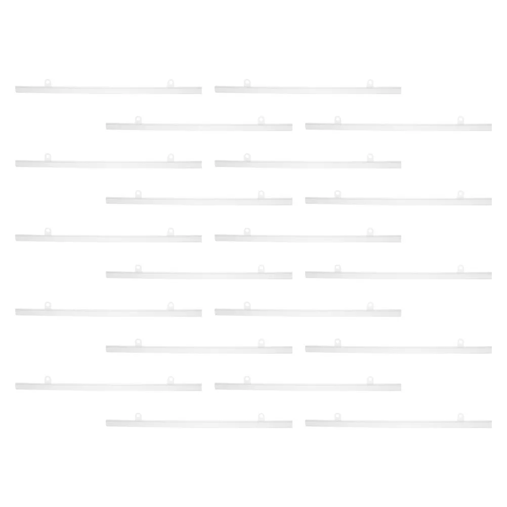 

20pcs Pvc Hanging Rod 40Cm Waterproof For Retail Store Banner Display Easy Install Poster Hanger Scroll Holder