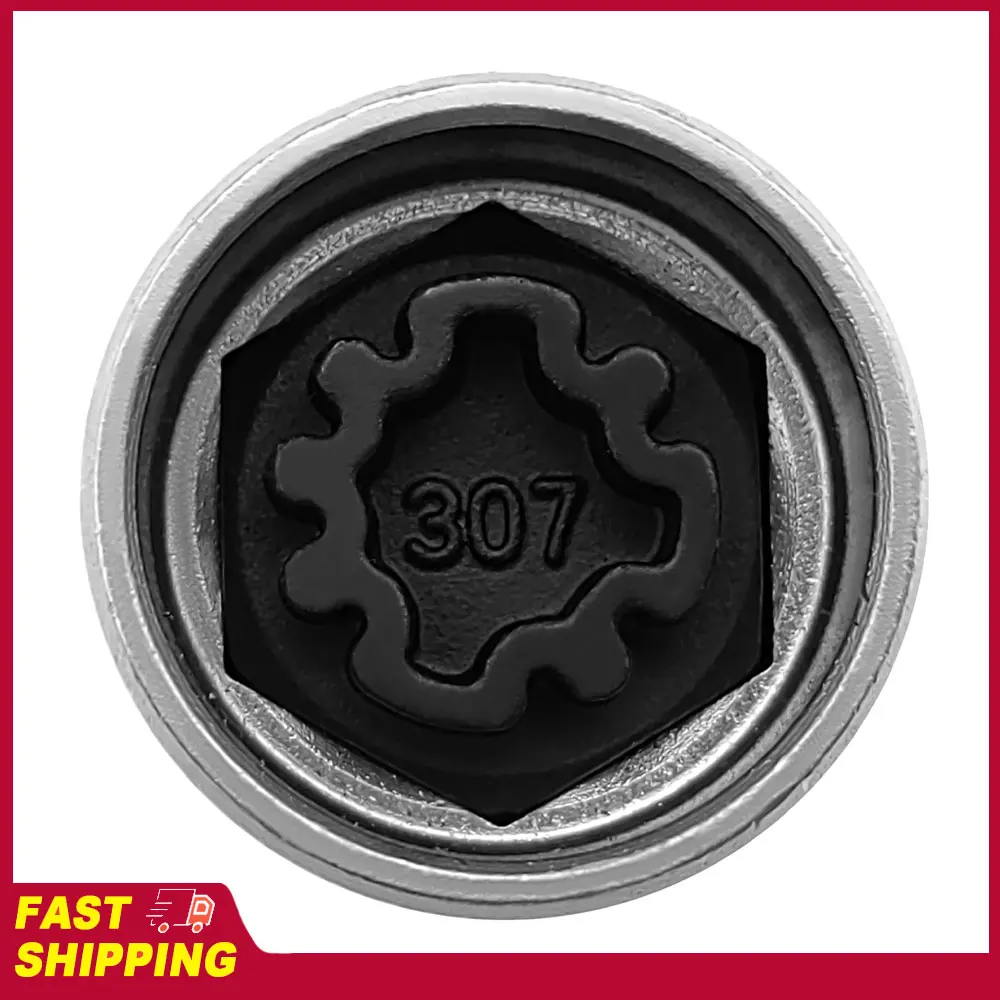 Anti-theft Screw Socket Wrench Tool Replacement for Mercedes Benz Security Master Locking Wheel Nut Key 301 302 303 304 307 313