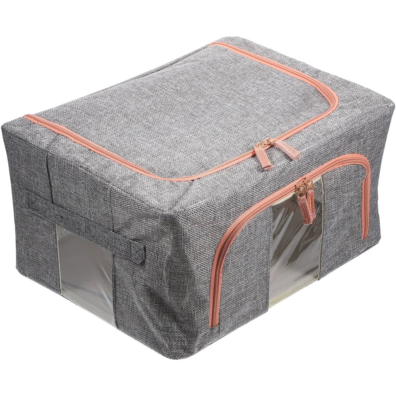 

1pc Window Storage Box Foldable Clothes Organizer Bedding Blanket Bin Quilts Storage Case For Closet Wardrobe Home Organizer
