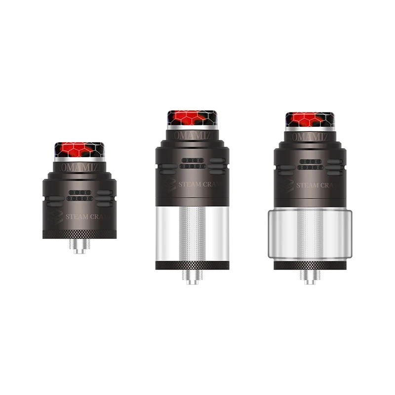 Authentic Steam Crave Aromamizer SUPREME V4 RDTA Diameter 25mm 4ml/7ml Single Dual Mesh Coil Leak Proof 510 Thread Vape Atomizer view 5
