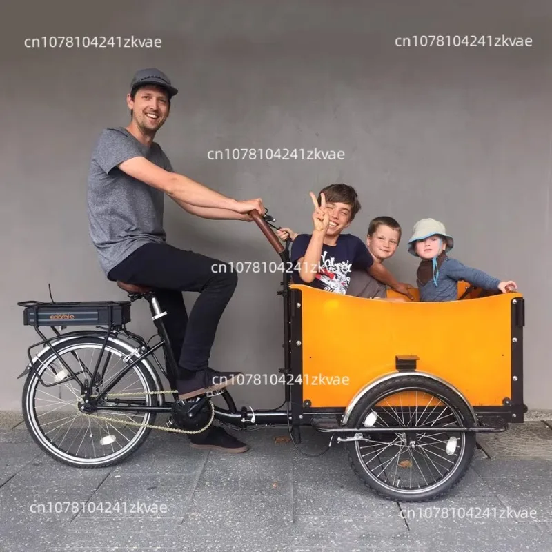 New Style  Front Loading  Bicycle 2 Wheel Family Use Cargo Bike Electric