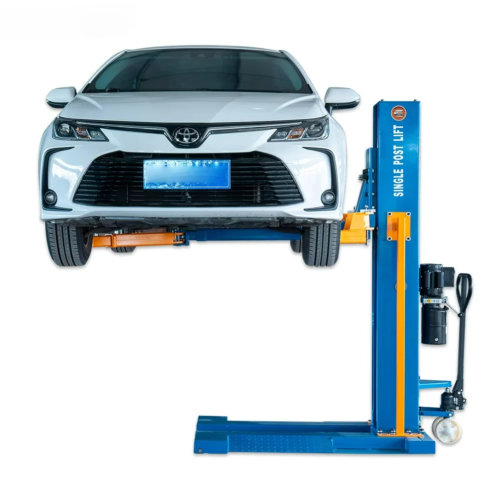 HuaTong Hot Selling 2900kg Factory Price Manual Lock Double Cylinder Hydraulic 220-240V/380-400V 2.2KW 1800mm Lift Portable Car