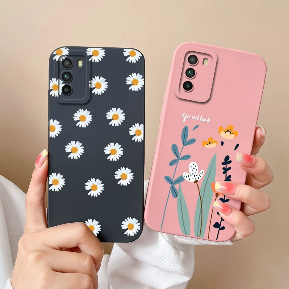 For Xiaomi Poco M3 Case Fashion Aesthetic Style Silicone Soft Cases Shockproof Phone Back Covers For Xiaomi PocoM3 Fundas Coque