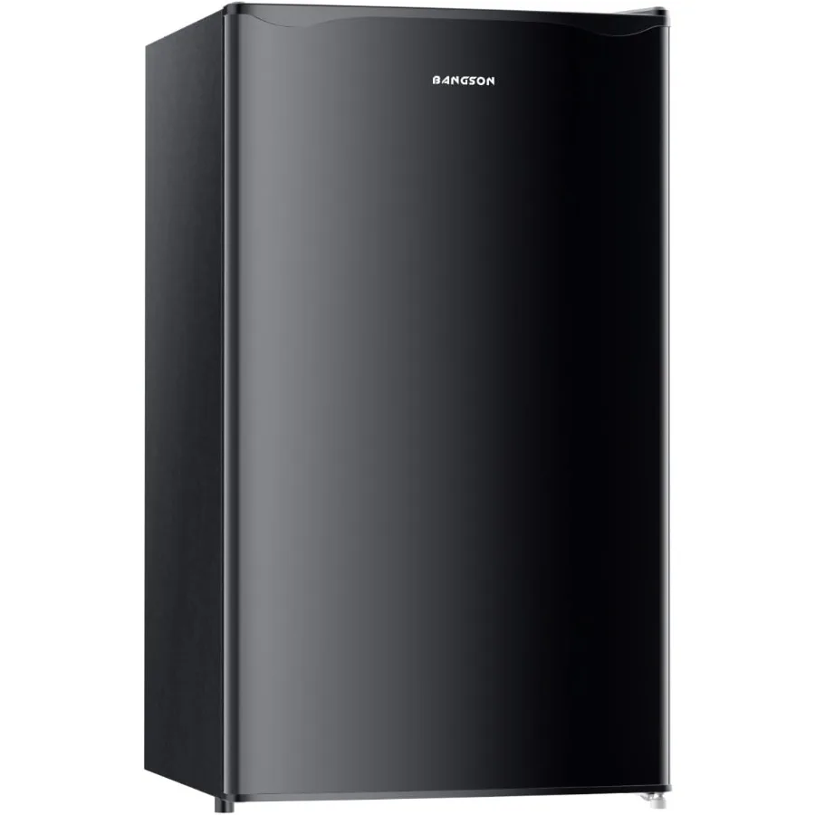 Mini refrigerador con congelador, refrigerador pequeño de una sola puerta de 3,2 pies cúbicos, mininevera de bajo ruido y bajo consumo para dormitorio y de