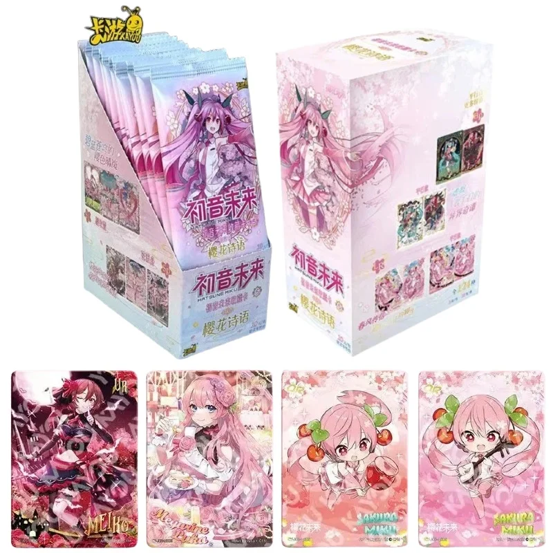 KAYOU Genuine Hatsune Miku Collection Card Debut Pack Series Animation Cartoon Game Collection Card Peripheral Toy Girl Gift