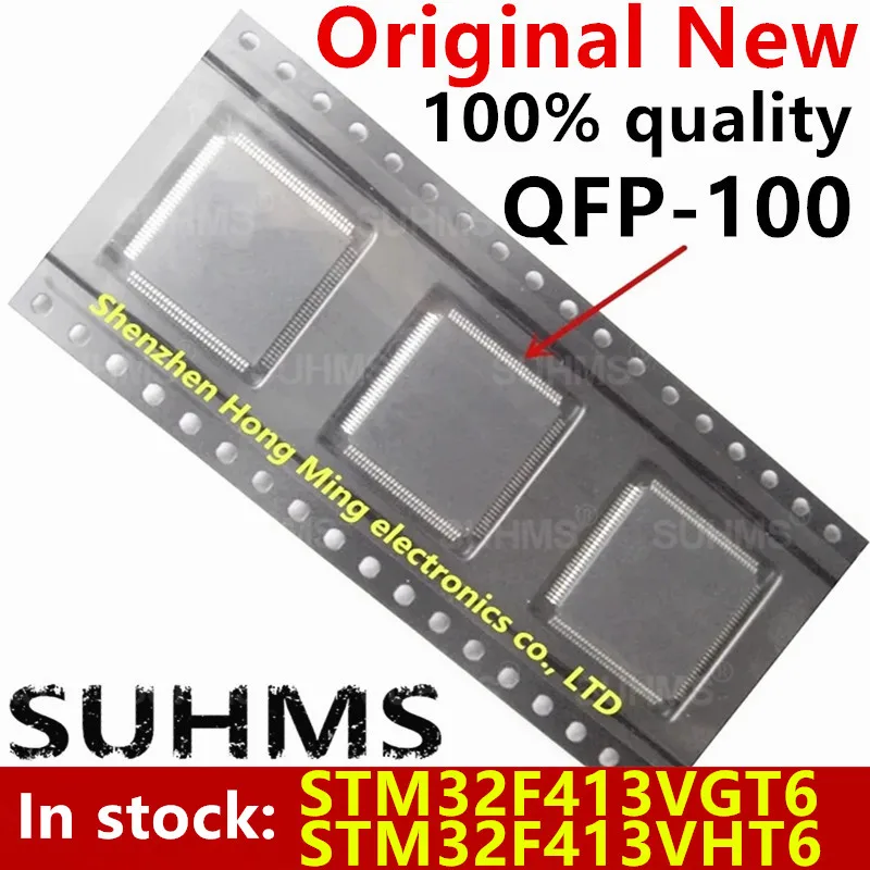 (1piece) 100% New STM32F413VGT6 STM32F413VHT6 QFP-100 Chipset