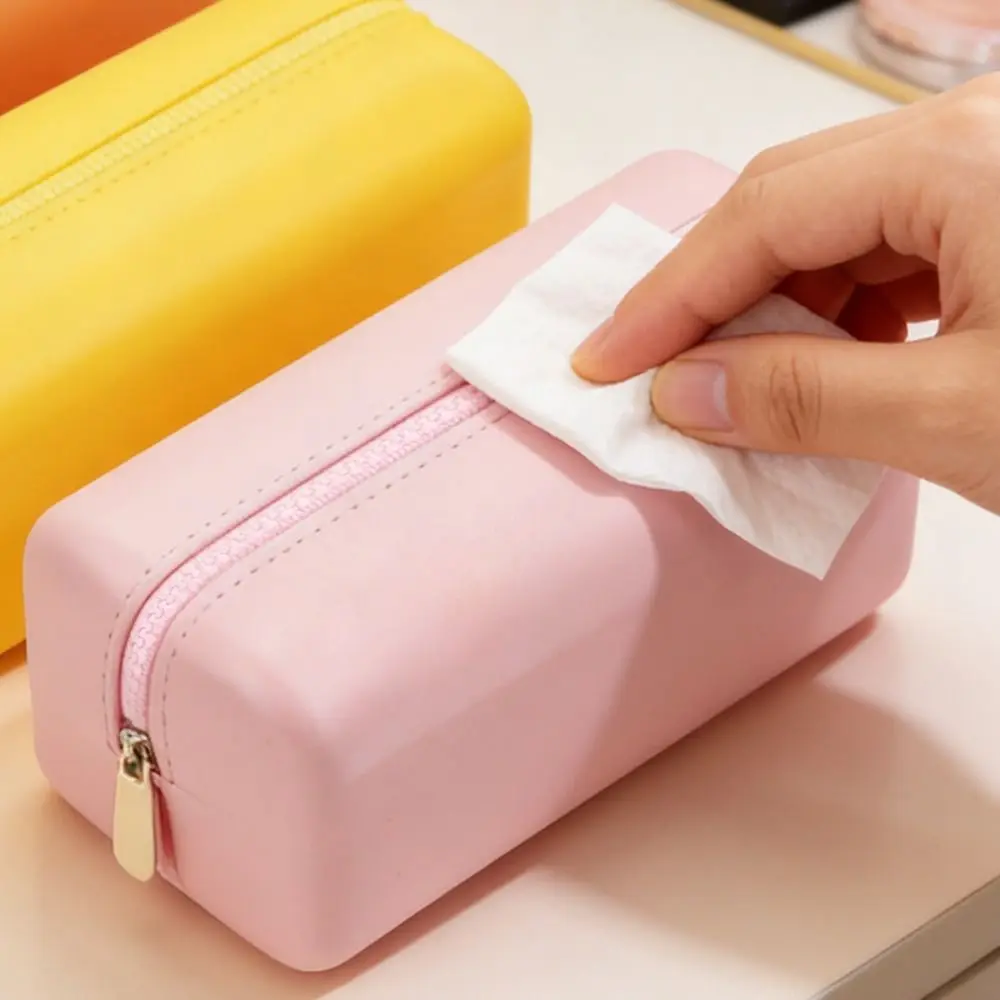 High Quality Silicone Cosmetics Storage Bag Large Capacity Waterproof Luggage Pouch Makeup Organizer Bag Women