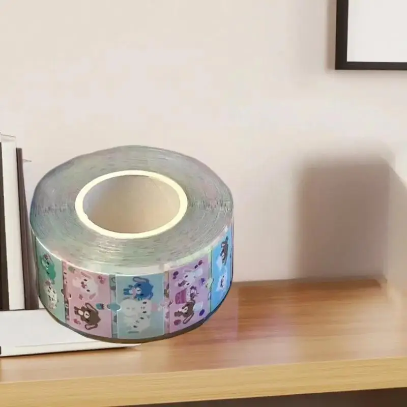 500 قطعة/لفة ملصقات زخرفية، ملحقات إبداعية - ملصقات ملاحظات يدوية بتصميم أرنب السكر كاواي #6