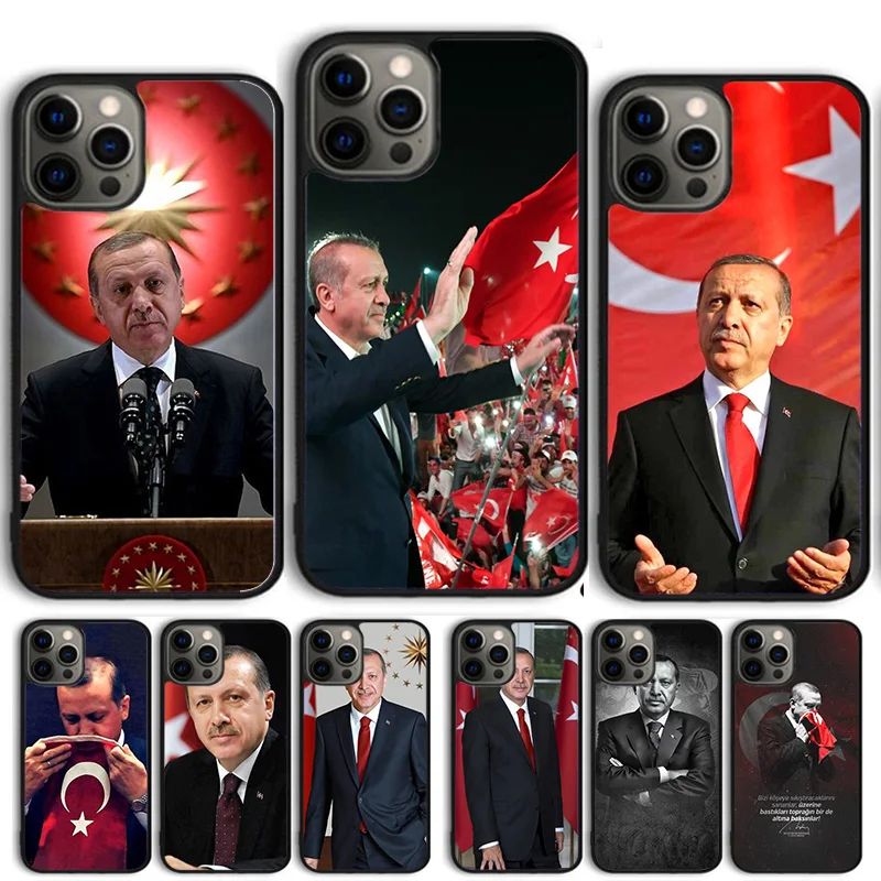 President Turkey Recep Tayyip Erdogan Phone Case Cover For iPhone 15 16 14 13 12 Pro Max mini 11 Pro Max XS XR Plus