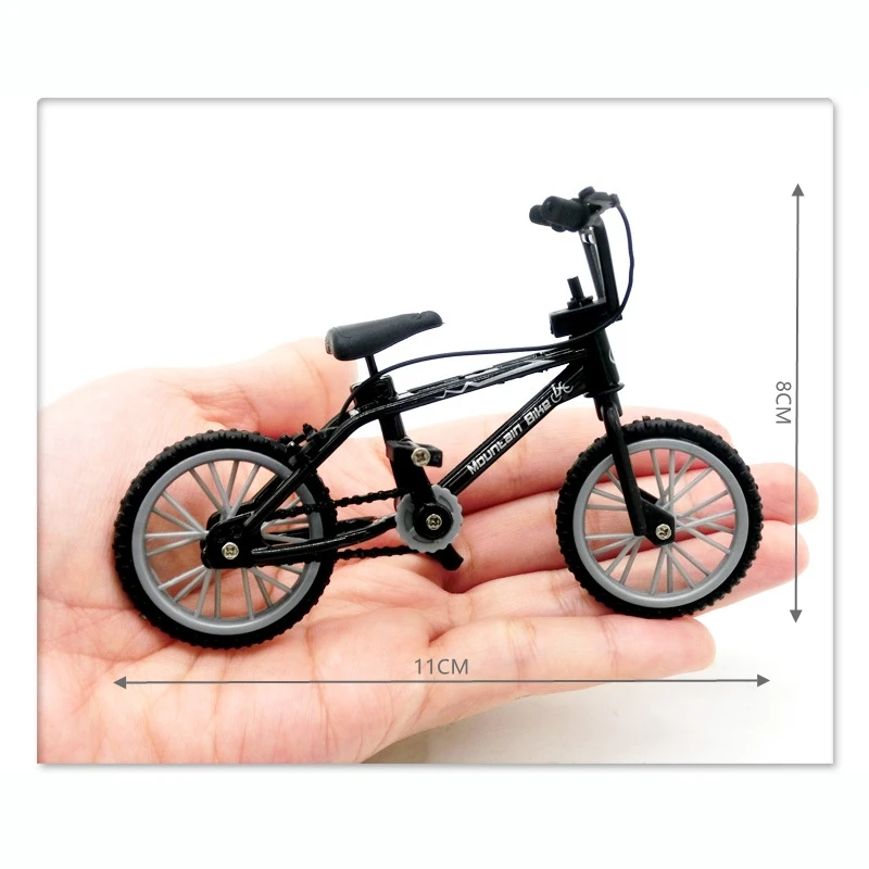 1 Pcs Finger BMX Bicycle Flick Trix Deck set Extreme Sports Functional Mountain Model Alloy Gadgets Novelty Gag Toys  Mini Bikes